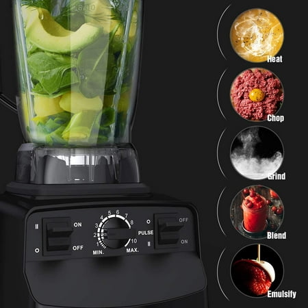 homgeek Smoothie Blender 10-speeds Countertop Blender for Shakes and Smoothies